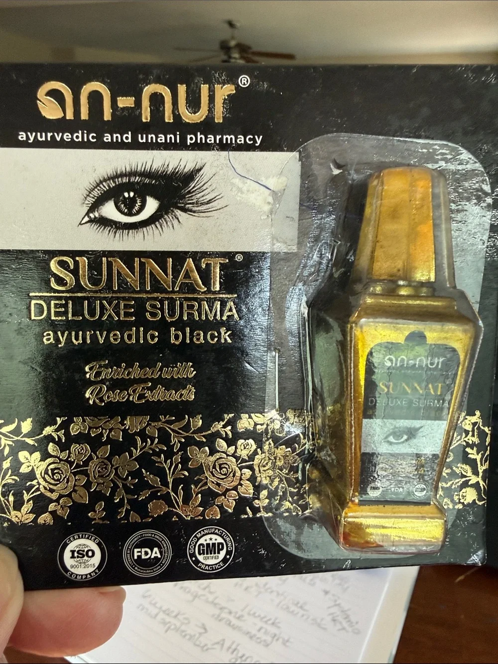 Sunnat Deluxe Surma Ayurvedic Black Eyeliner